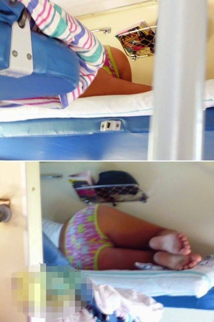 Spied in a reserved seat