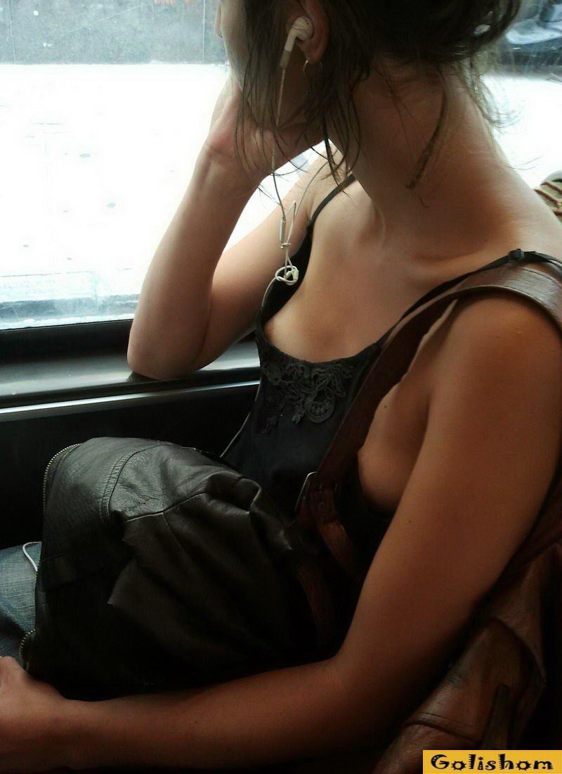 Breasts in public transport