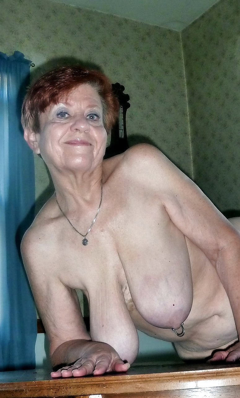 Naked old women with saggy tits