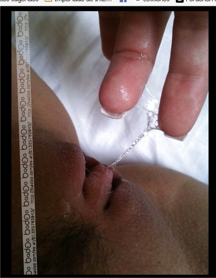 Wet pussy from excitement