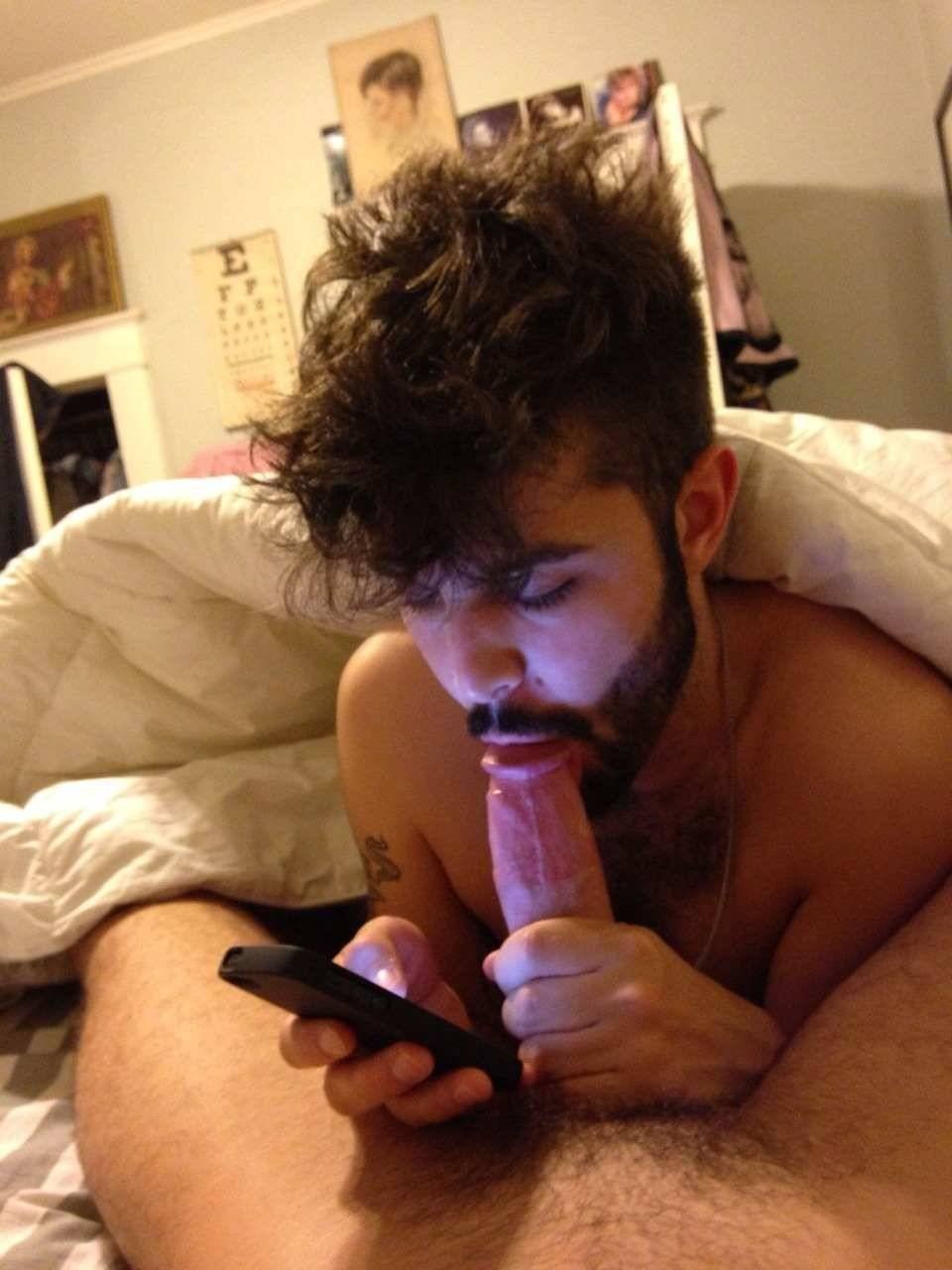 Male erotic selfies