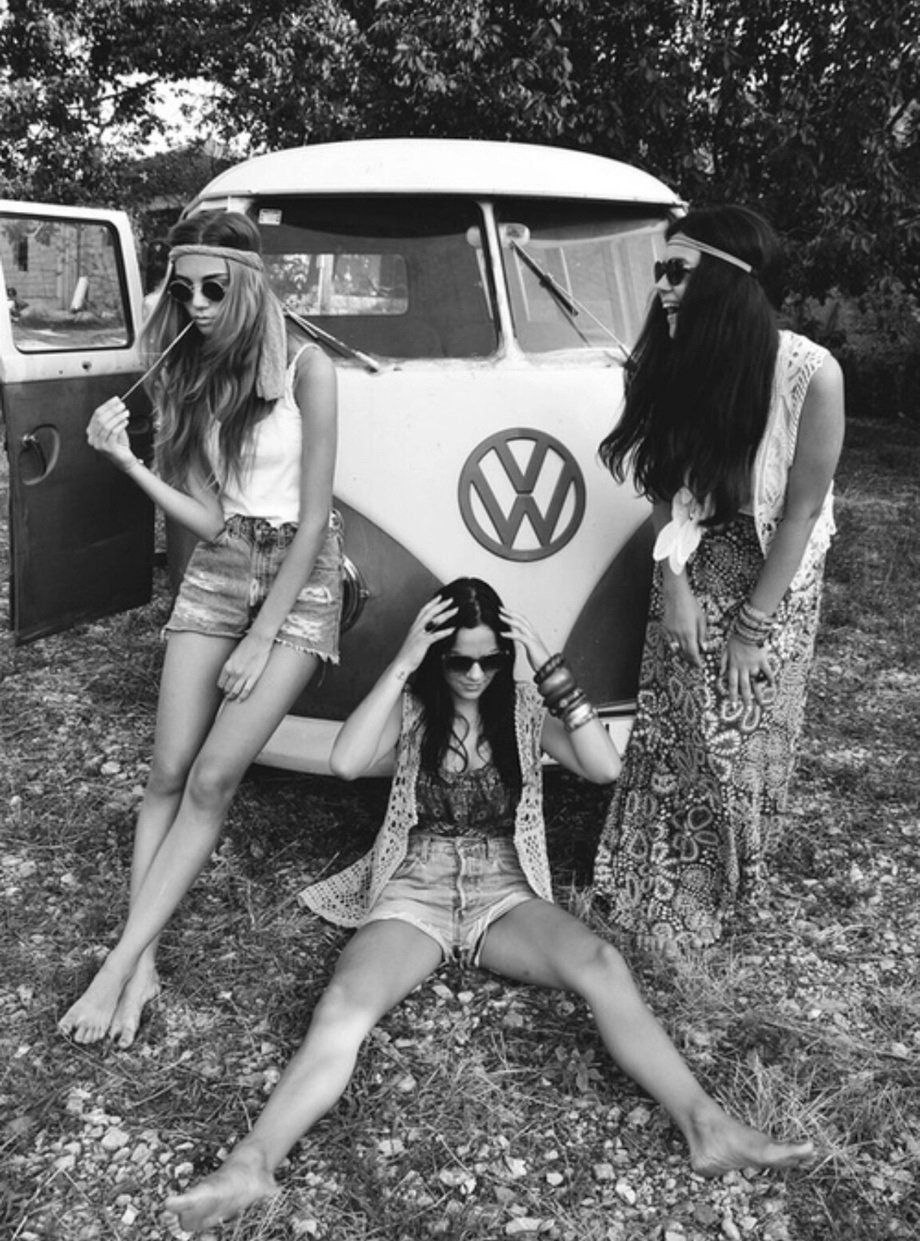 Hippie in 70 woodsters
