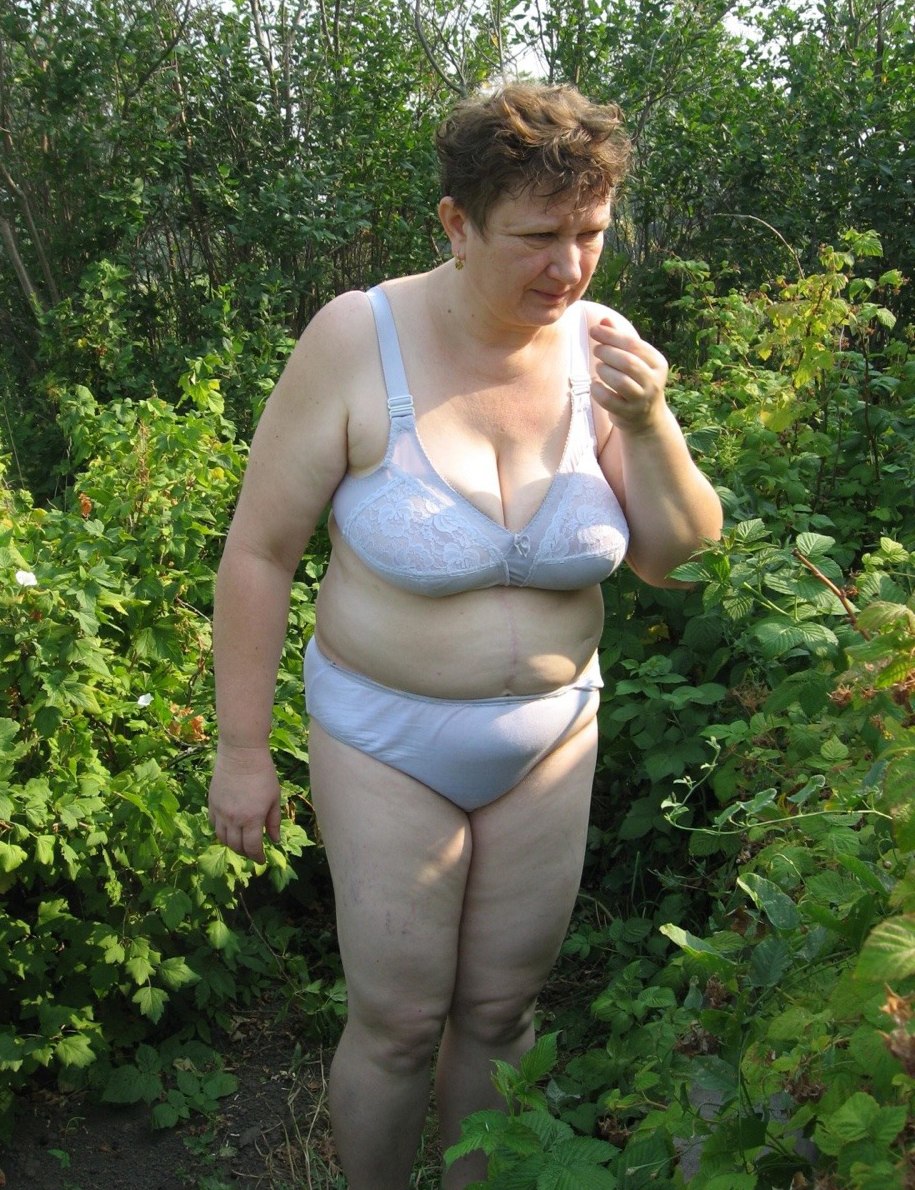 Elderly women in shorts