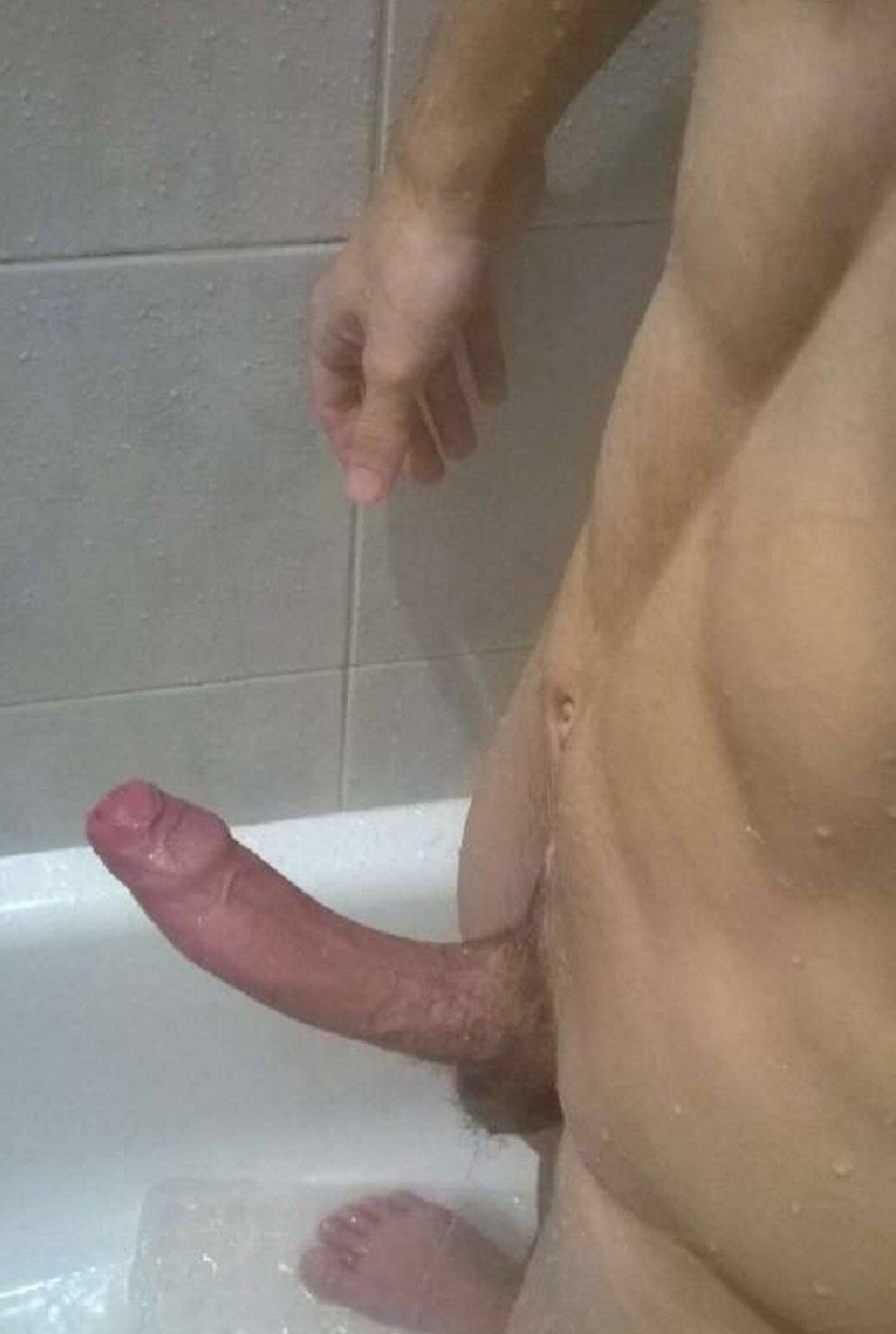 Huge cock in the shower