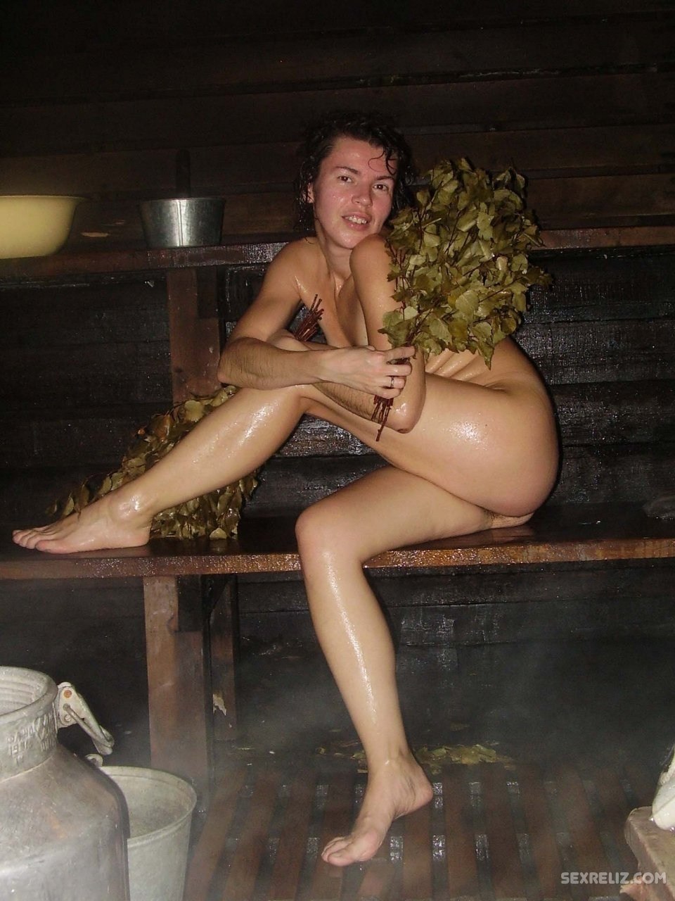 Girls in the village bath of private