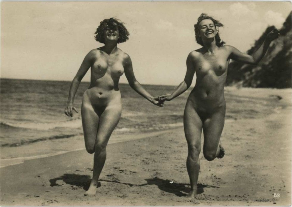 Family Naturism Retro