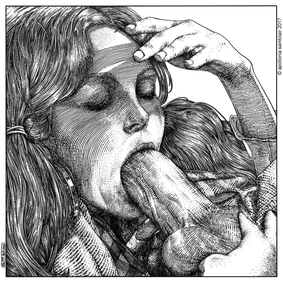 Erotic drawings suction