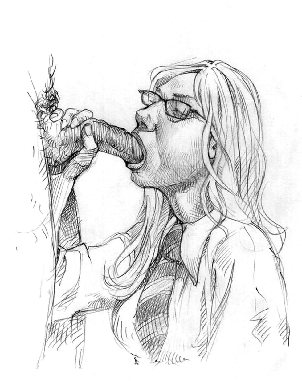 Erotic oral drawings