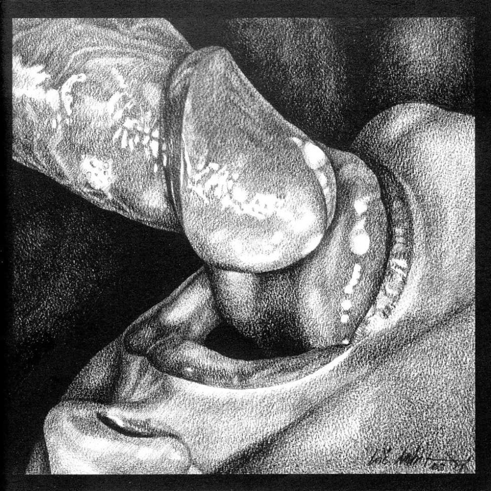 Pencil drawings of blowjob