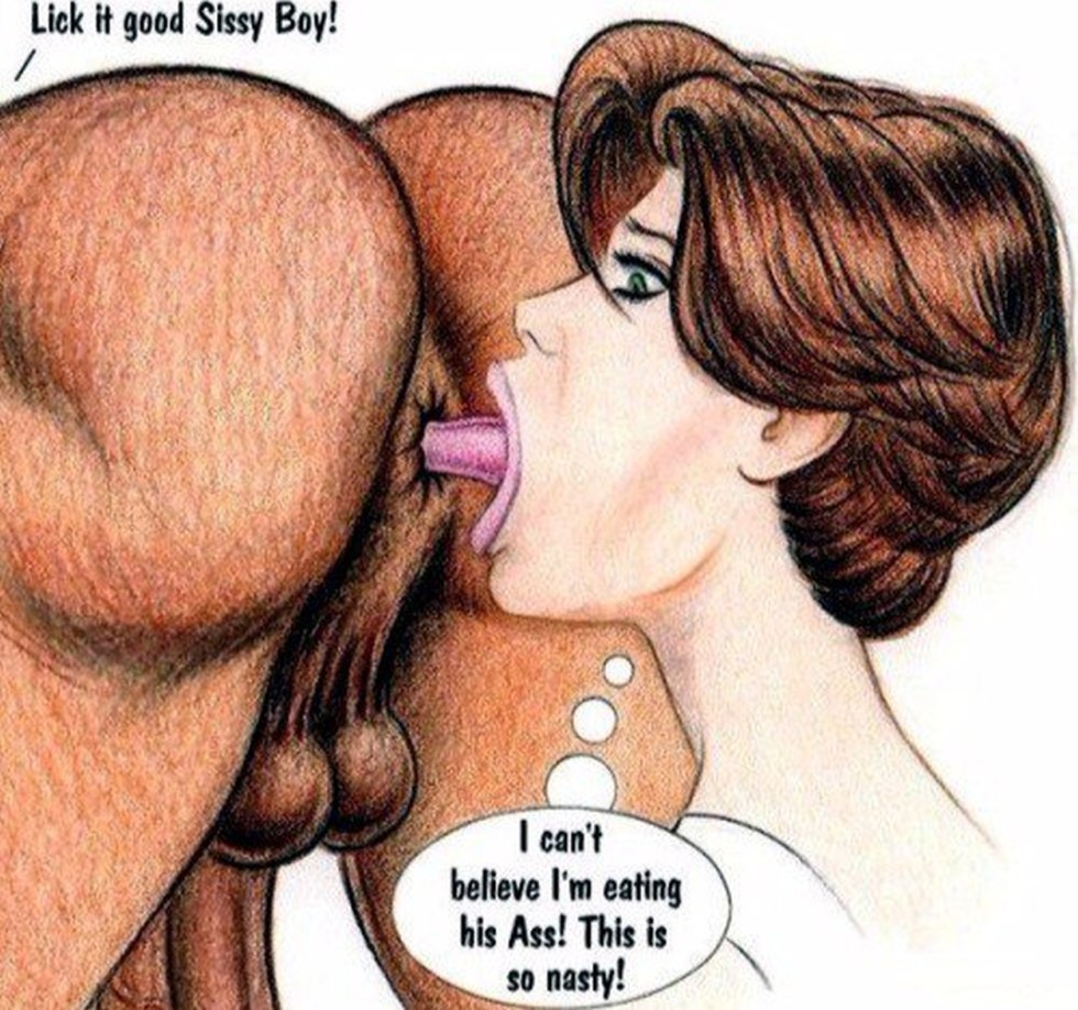 Fellation drawing Sissy