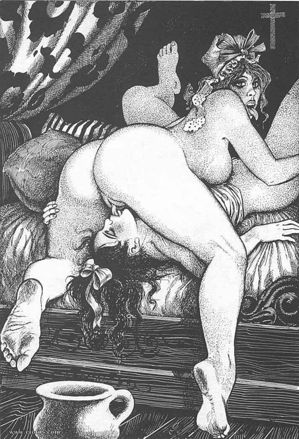 Henry Lossov Erotic engravings