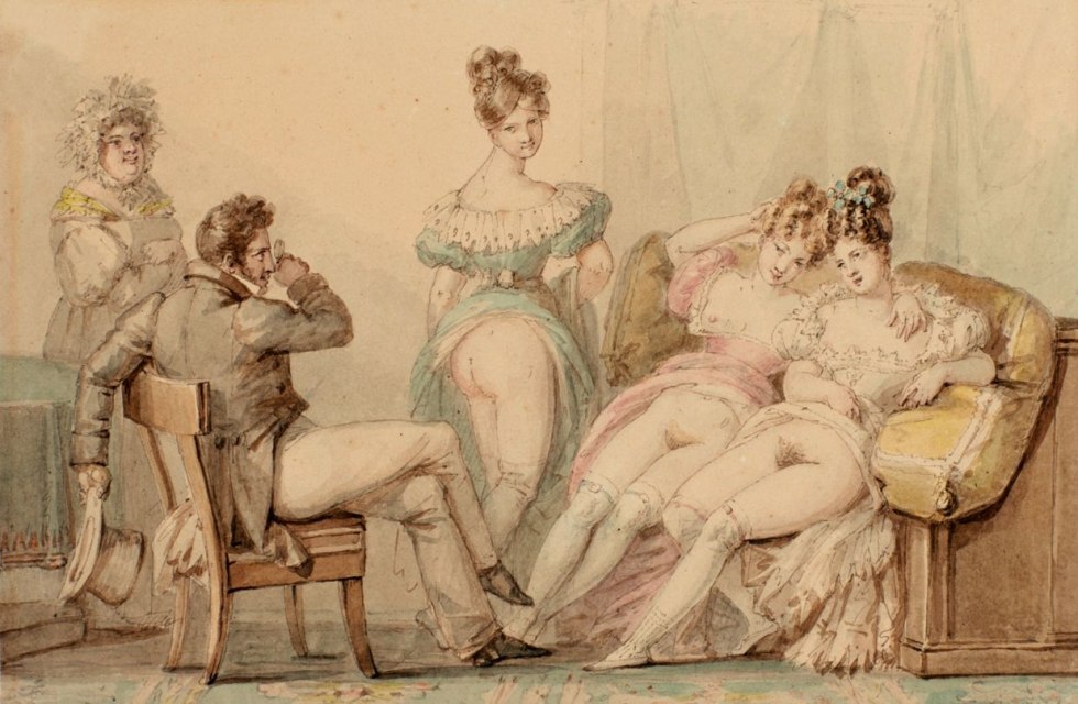 Old pornographic illustrations