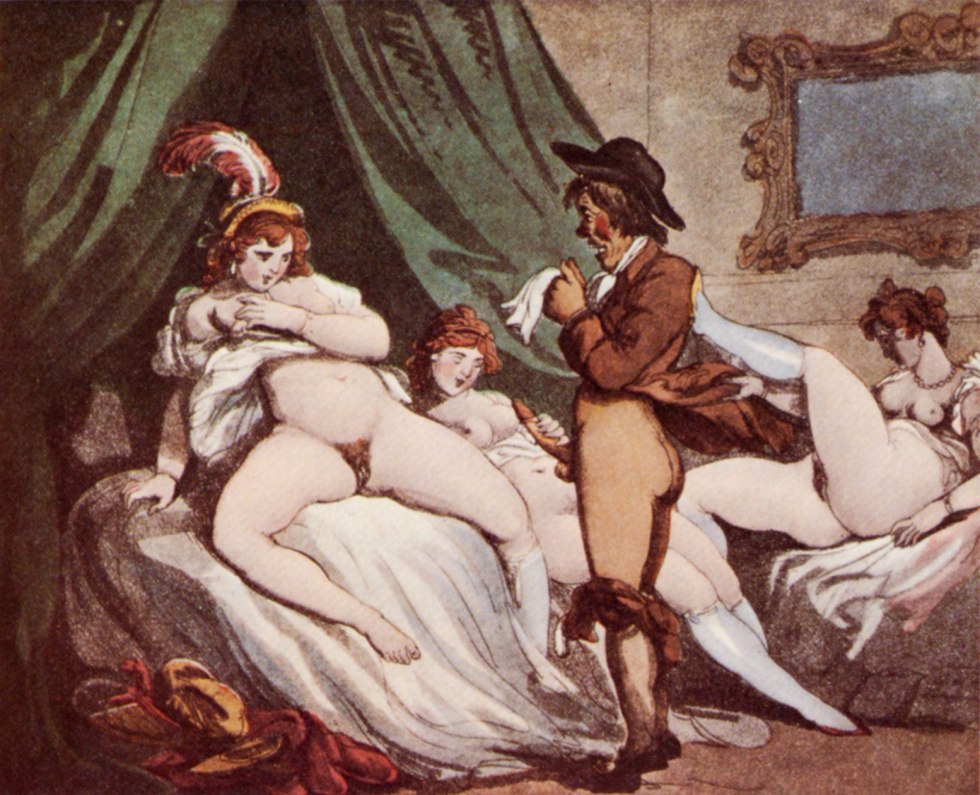 Erotic engravings of Thomas Rowlandson