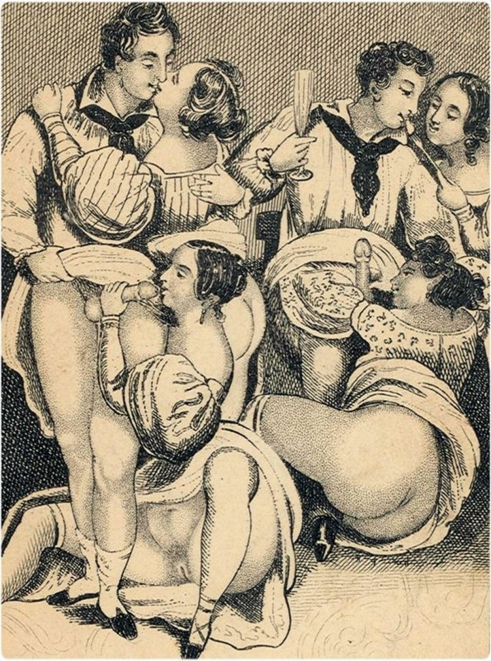 Erotic engravings of Thomas Rowlandson