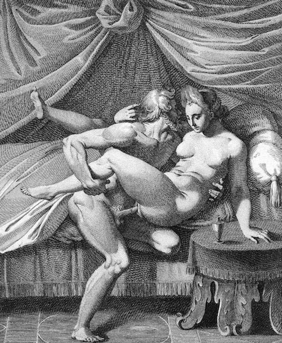 Erotic engravings Agostino Karrachci