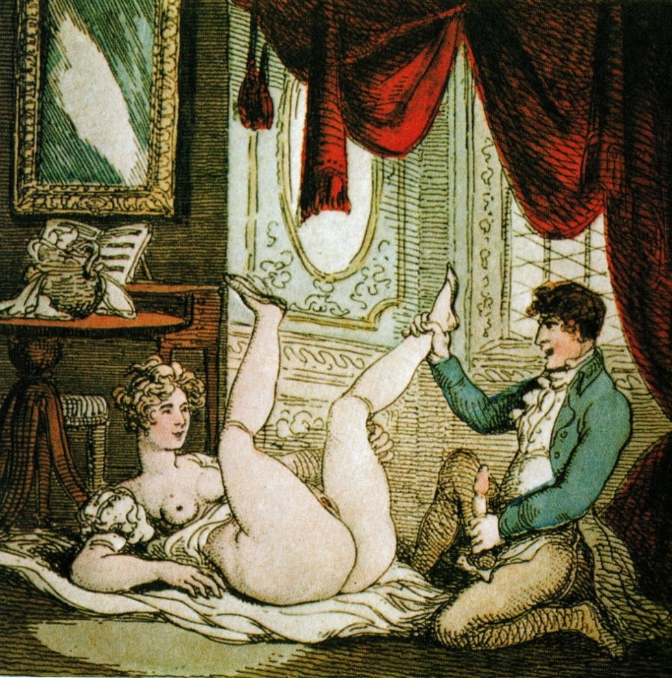 Rowlandson (Thomas Rowlandson) Erotic Illustrations
