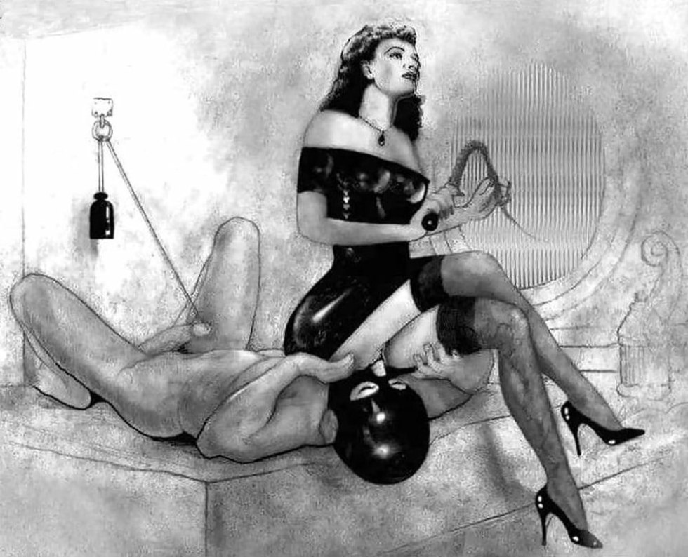Drawings BDSM Women's Domination