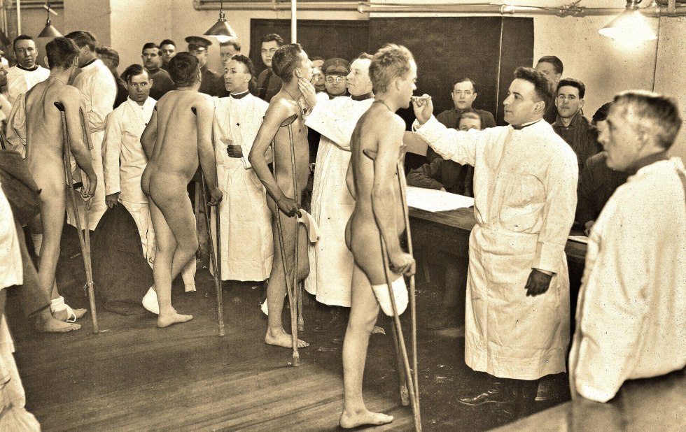 Retro medical examination of women