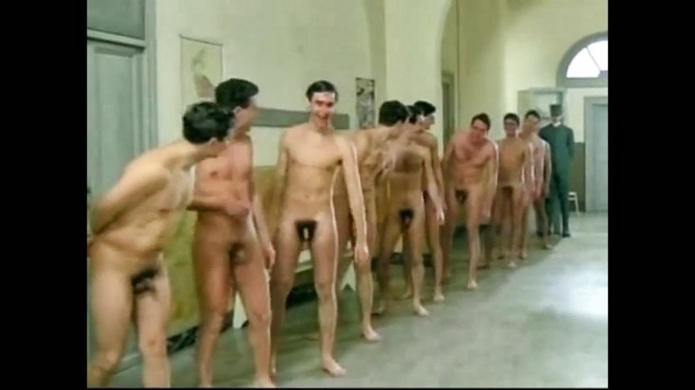 Naked draftees in the Soviet Army