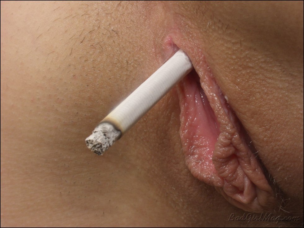 Vagina of a smoking woman