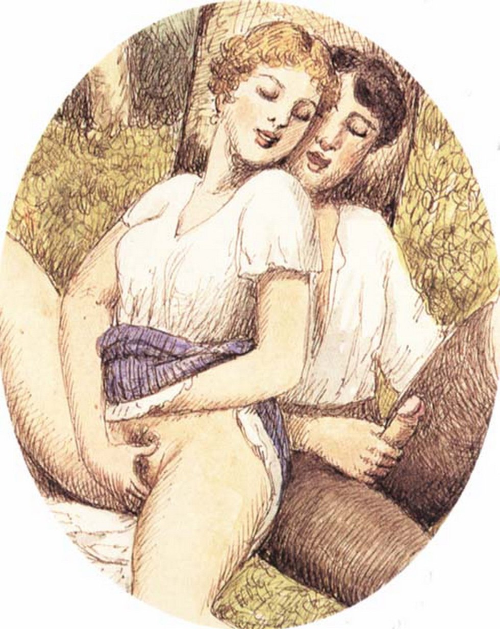 Old pornographic illustrations