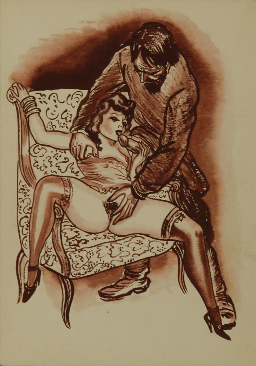 Pornographic graphics retro