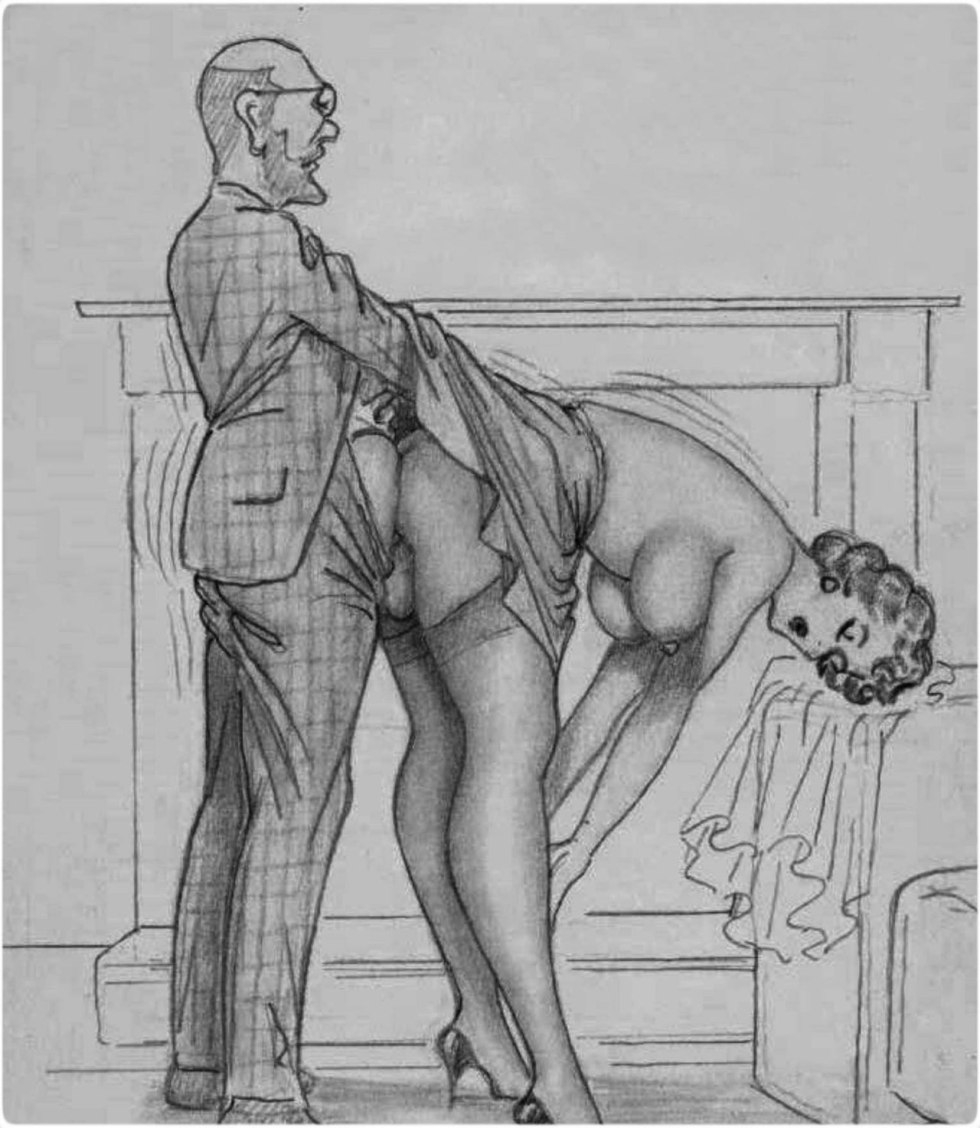 Pornographic comics retro