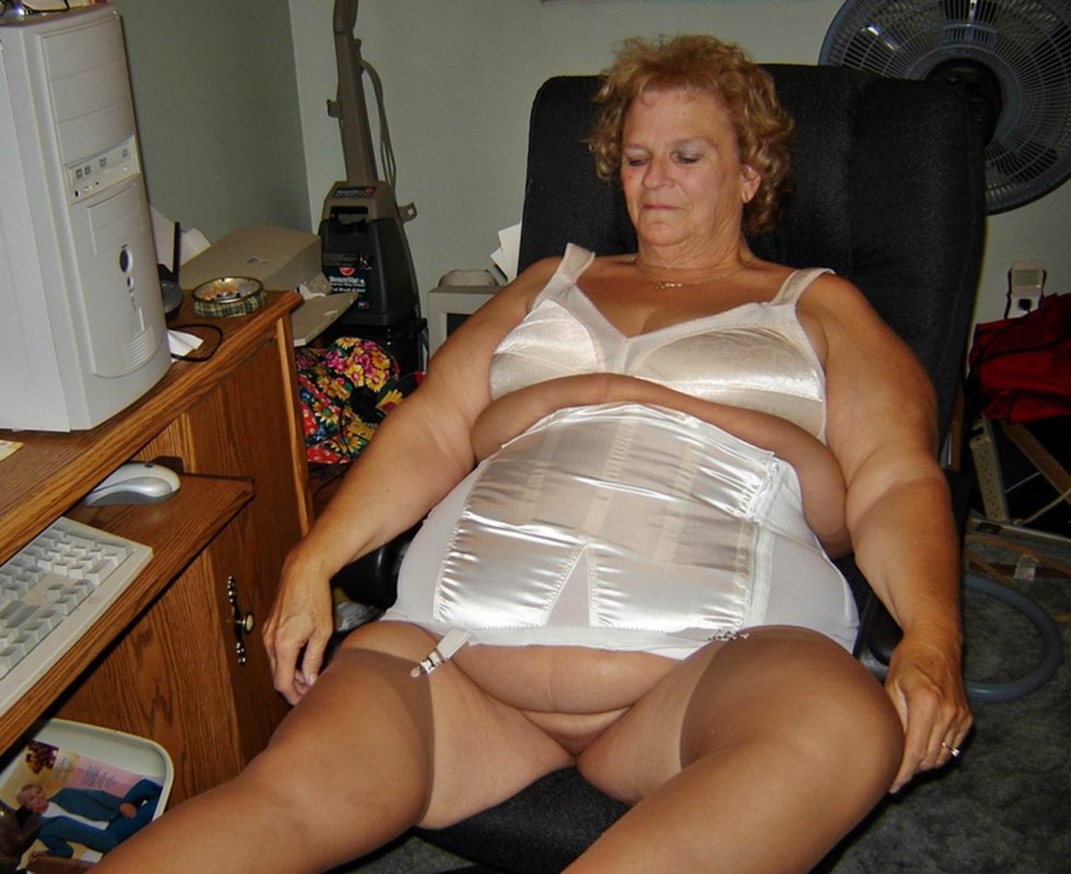 Elderly women in shorts