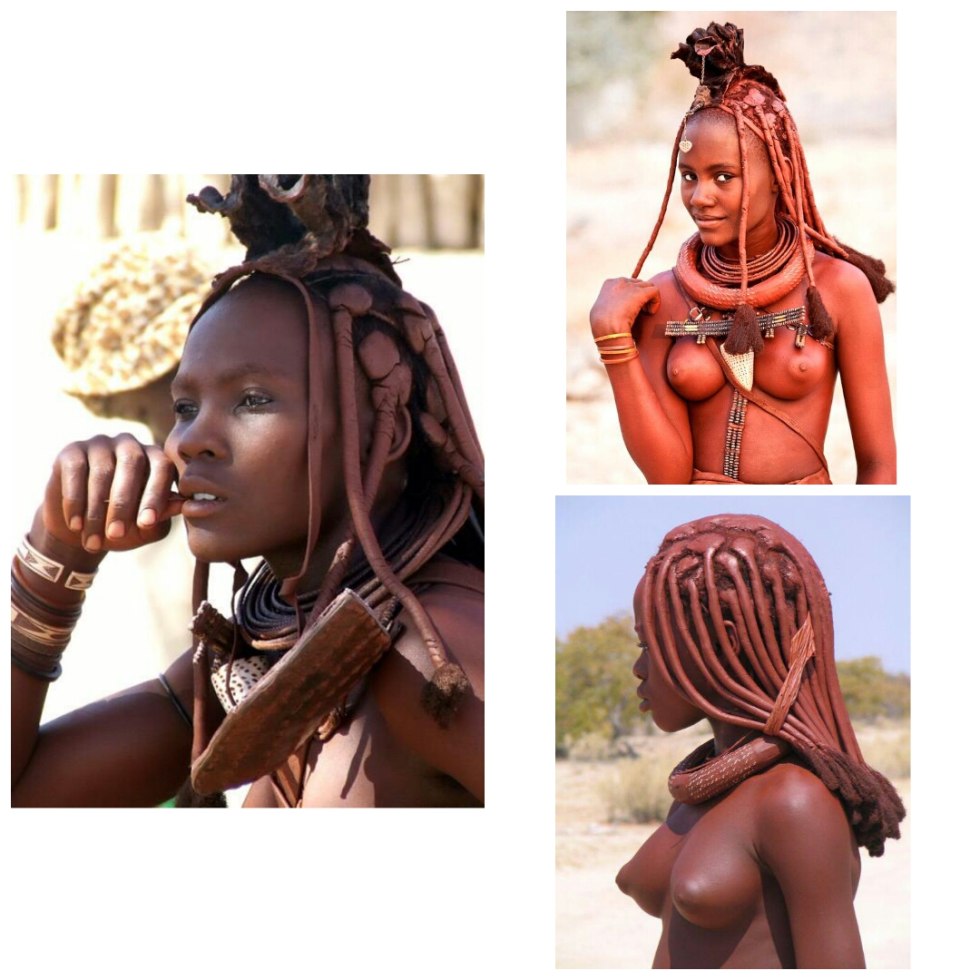 Beauties of the Khimba tribe naked