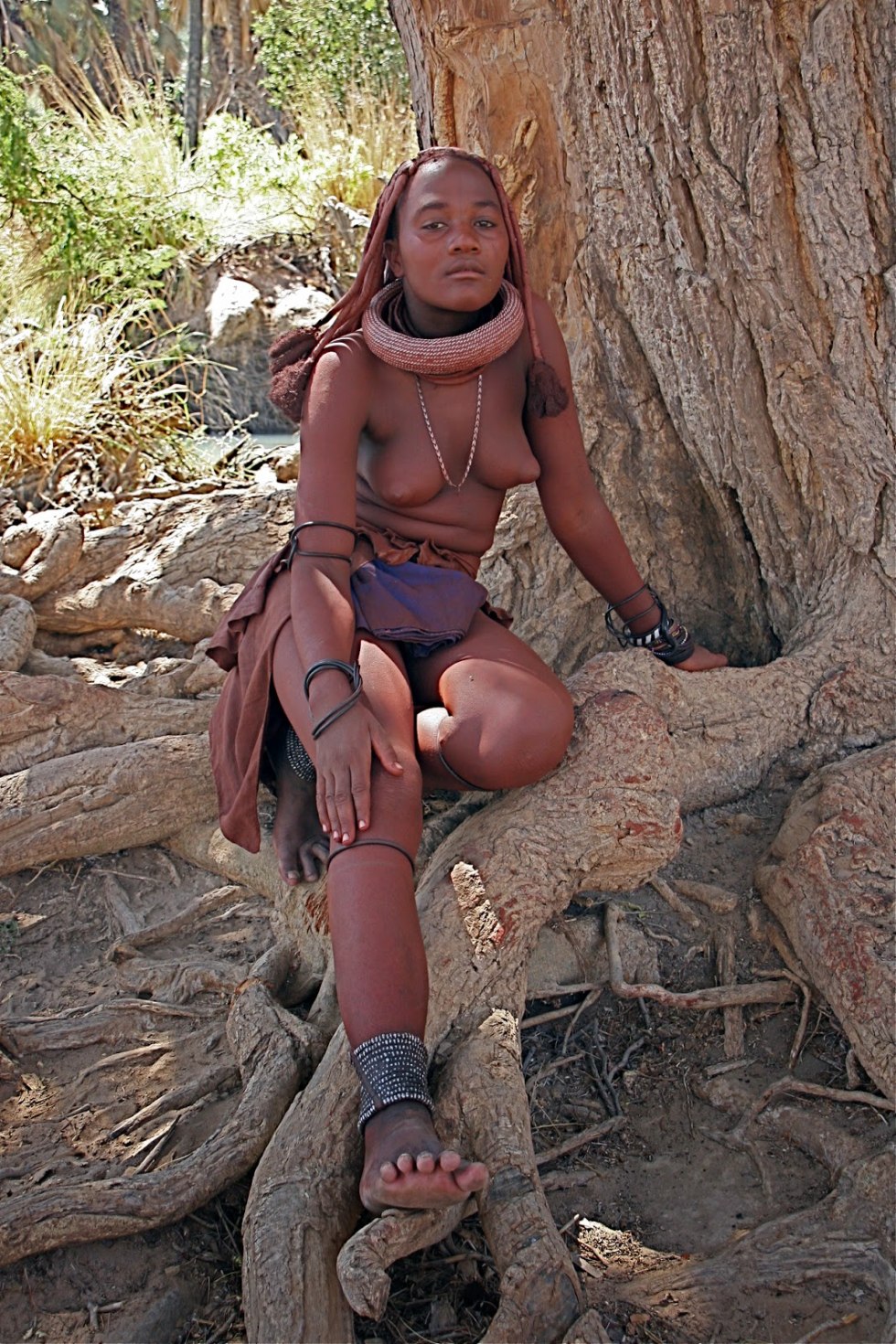 Naked women of African tribes