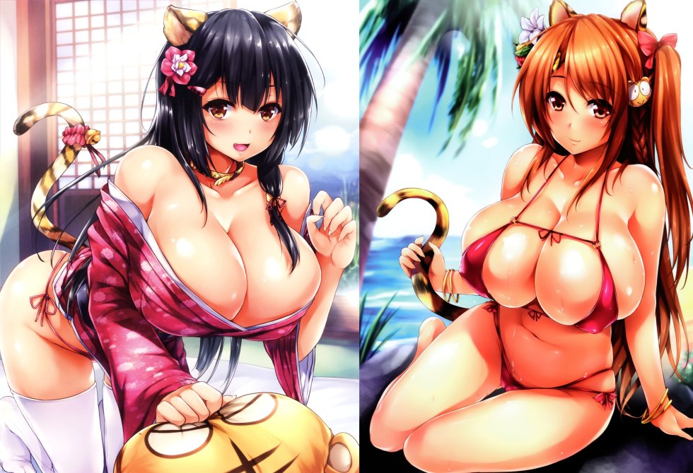 Anime girls with big tits