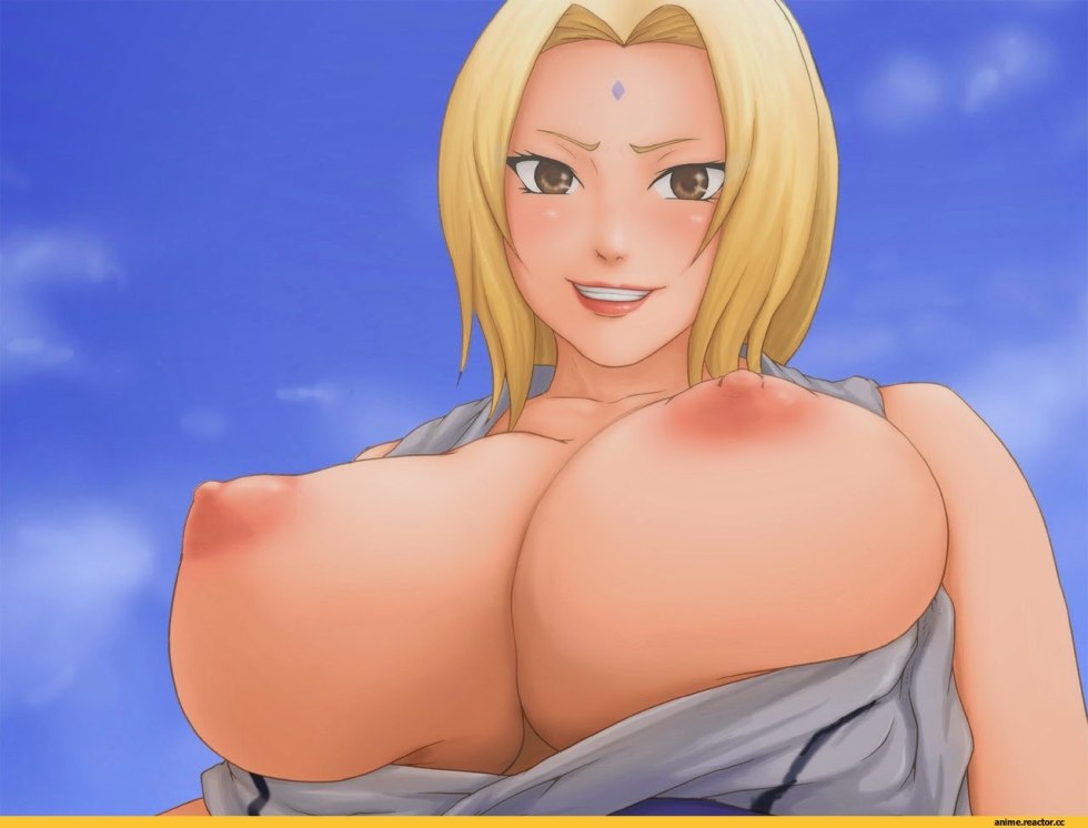 Anime Naruto Tsunade boobs hentai