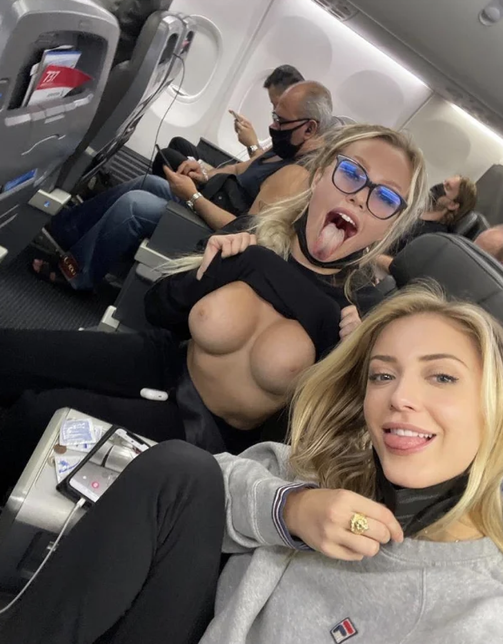 Naked on an amateur plane