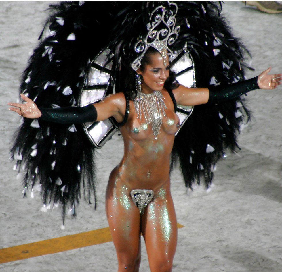 Carnival in Brazil naked