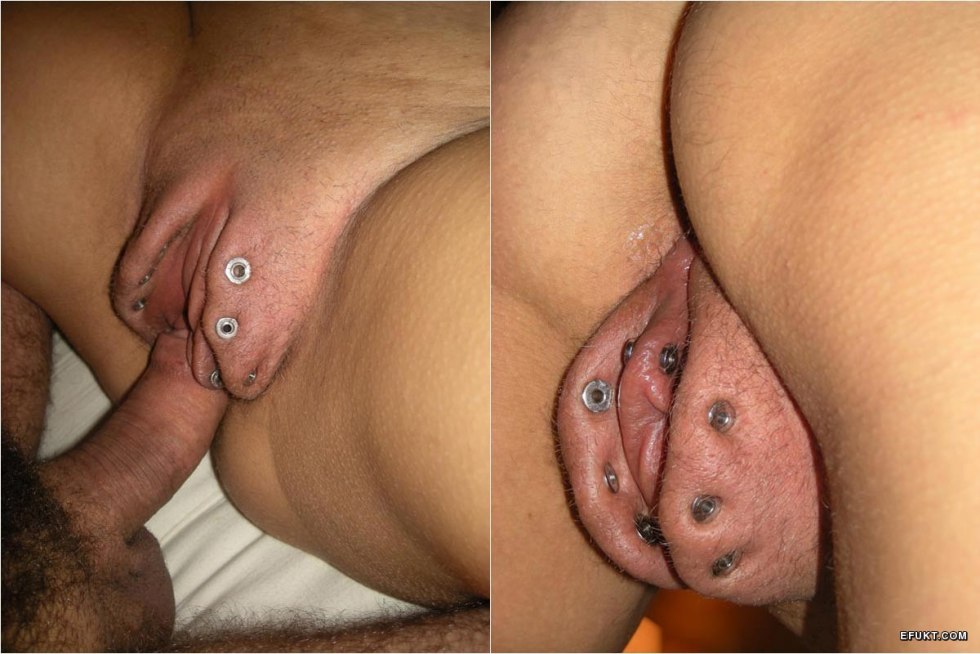 Piercing on the genitals of women