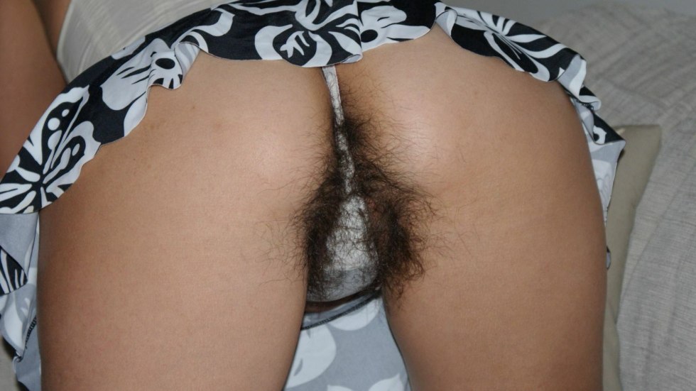 Hairy pussy in panties