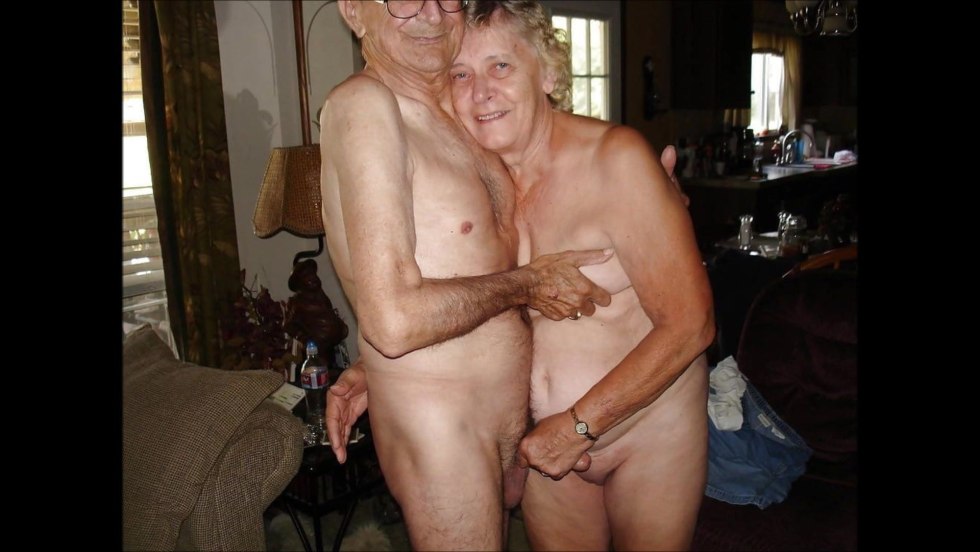 Naked elderly couples