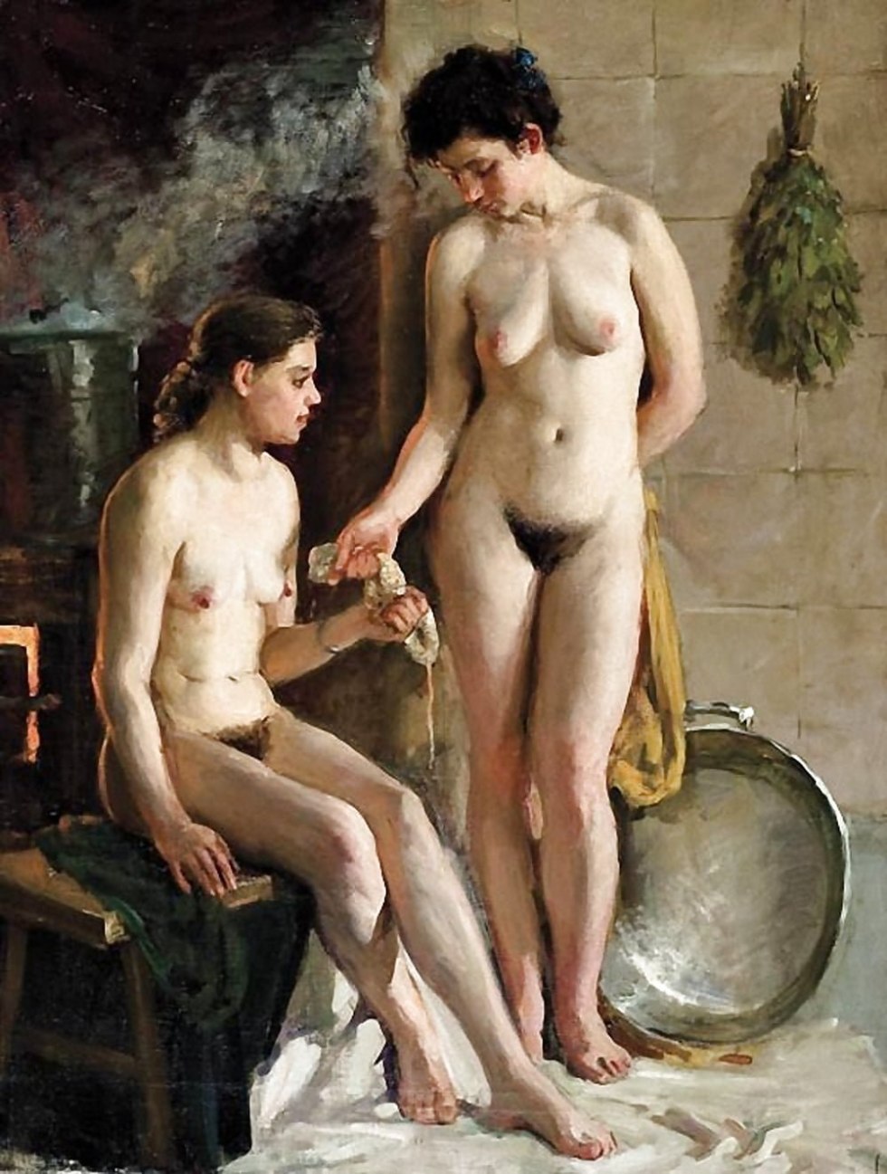 Female nudity in art