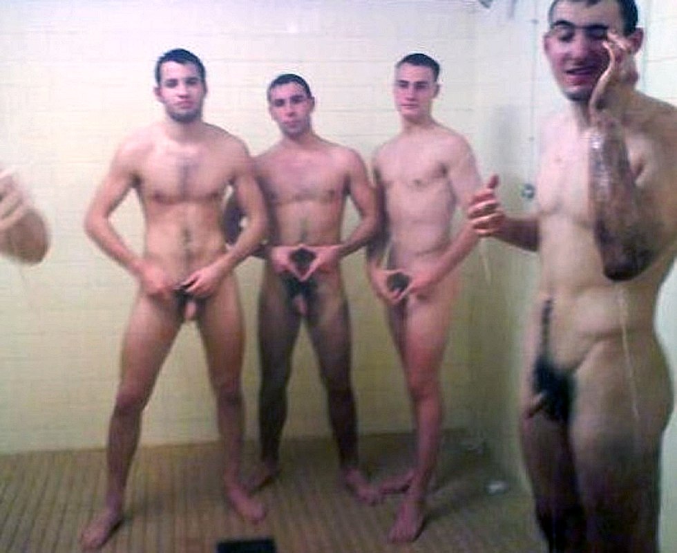 Naked guys in the locker room