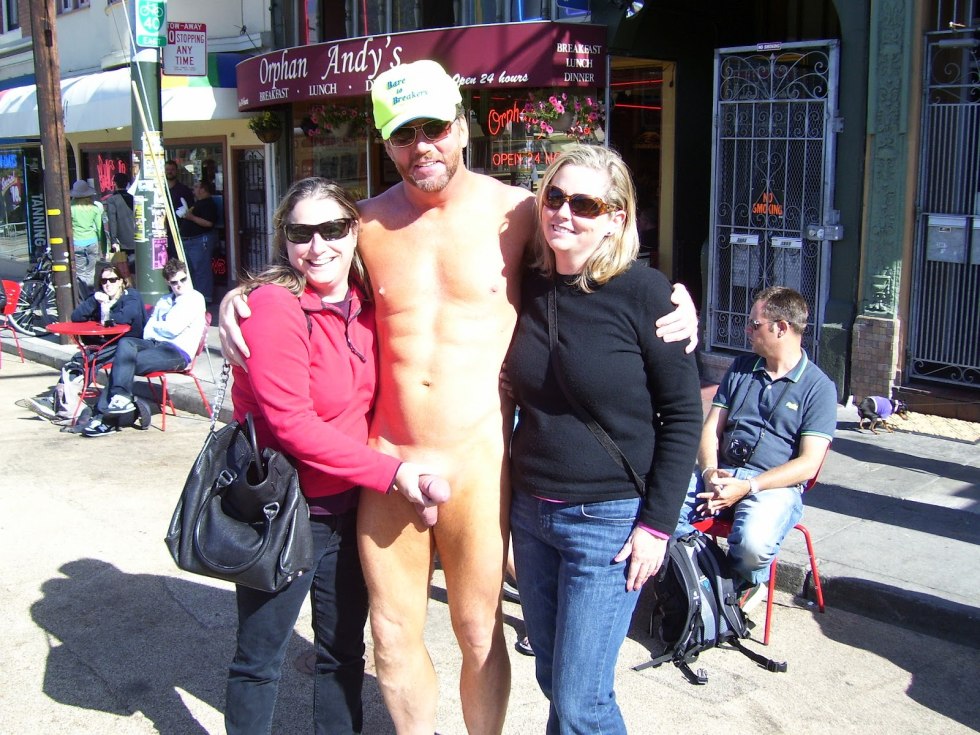 Exhibitionists of a man