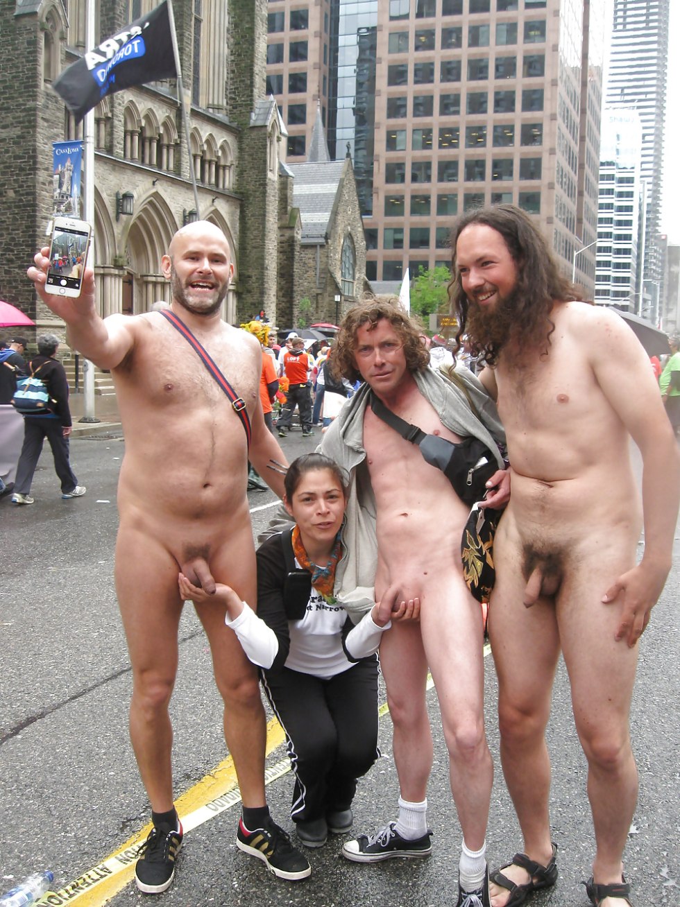Naked men exhibitionists