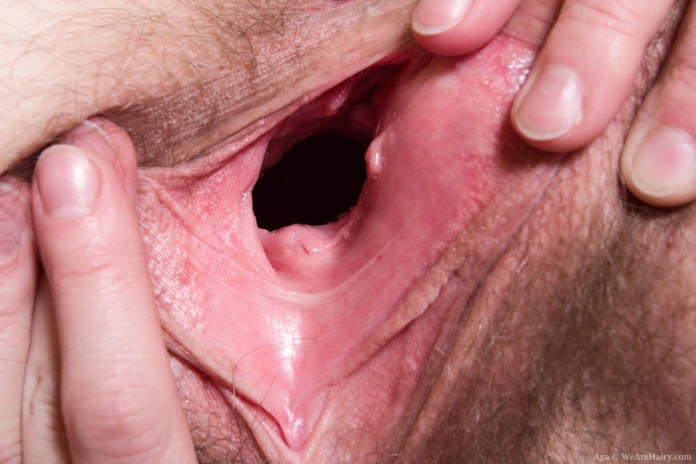 Open vagina close -up