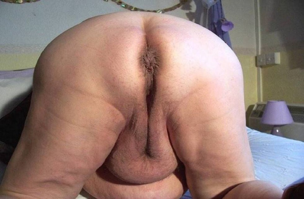 The bare asses of old women