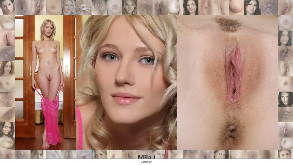 Faces of girls and their vagina