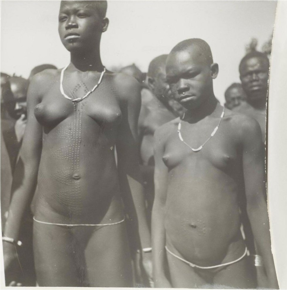 Naked African from the Retro tribe