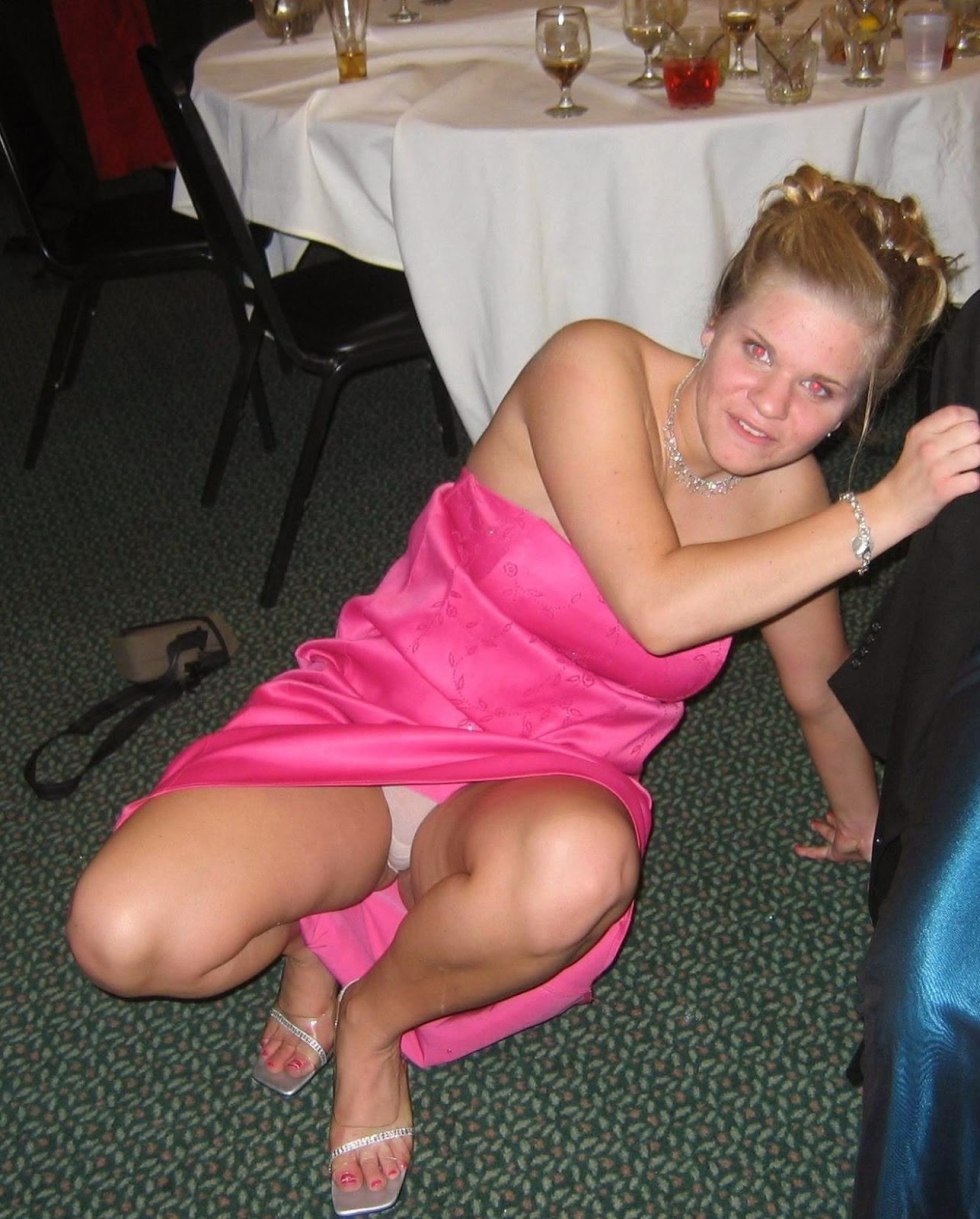 Wife lit up panties at a corporate party