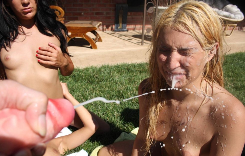 Cumshots in public places