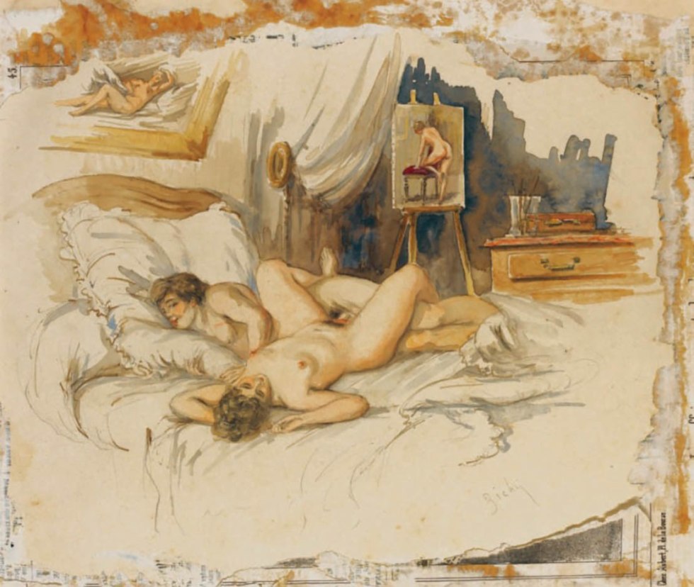 Erotic watercolors Mikhai Zichi