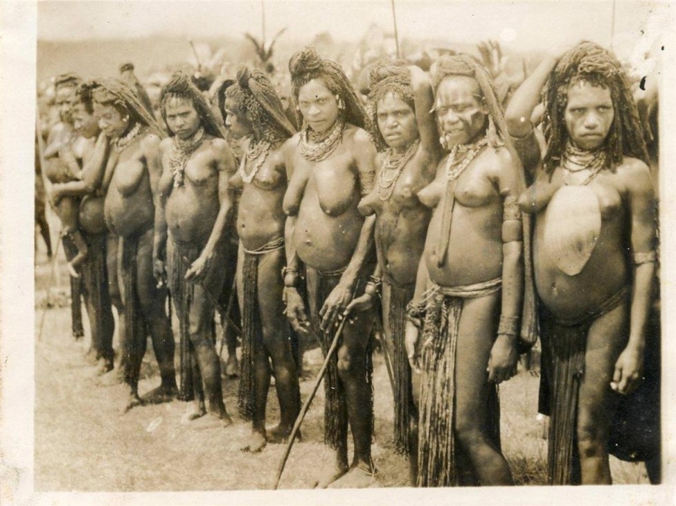Naked women of wild tribes