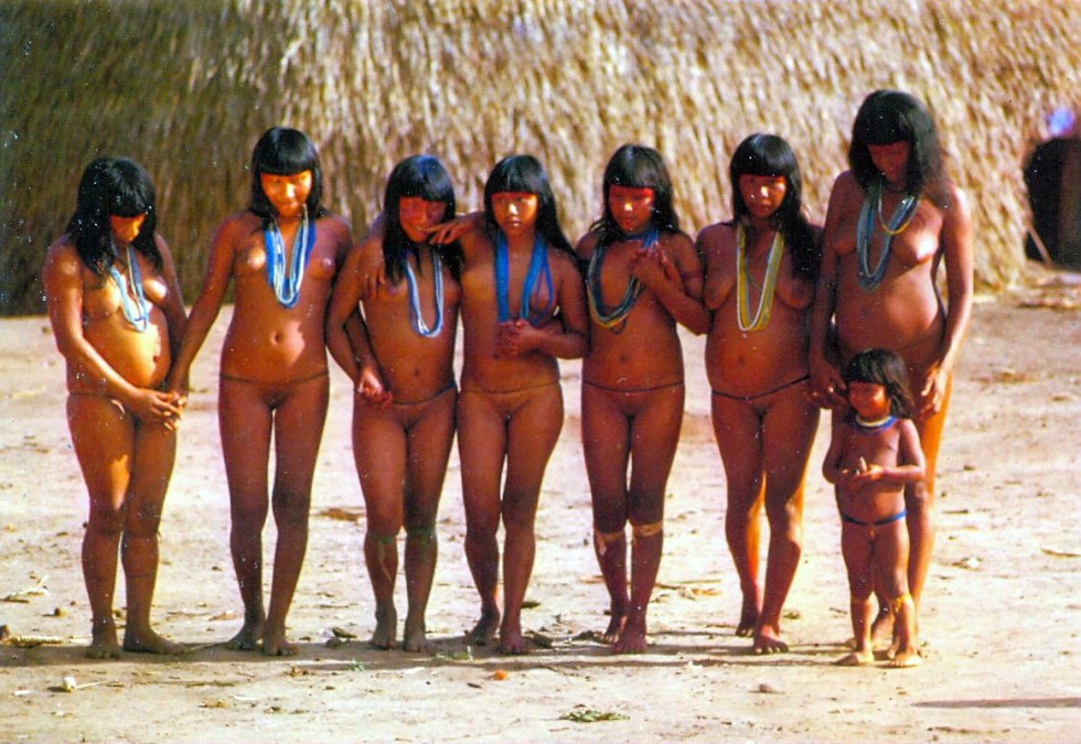 Naked women of wild tribes